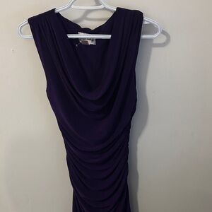 Joseph Deep Purple Backless Dress